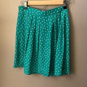Teal and White Skirt